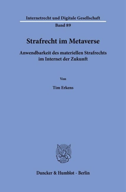 Strafrecht im Metaverse - Tim Erkens