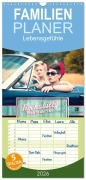 Familienplaner 2026 - Rockabilly - Back to the 50s mit 5 Spalten (Wandkalender, 21 x 45 cm) CALVENDO - Matthias Weggel