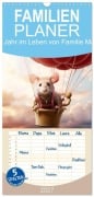 Cover-Bild zum Titel 'Familienplaner 2027 - Ein Jahr im Leben von Familie Maus mit 5 Spalten (Wandkalender, 21 x 45 cm) CALVENDO' von 'Daniela Tapper'