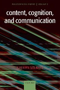Cover-Bild zum Titel 'Content, Cognition, and Communication' von 'Nathan Salmon'