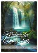 Cover-Bild zum Titel 'Malerische Wasserfälle (Wandkalender 2026 DIN A2 hoch), CALVENDO Monatskalender' von 'Cathrin Illgen'