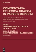 Cover-Bild zum Titel 'Aristophanes - Bacchylides' von ''
