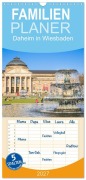 Cover-Bild zum Titel 'Familienplaner 2027 - Daheim in Wiesbaden mit 5 Spalten (Wandkalender, 21 x 45 cm) CALVENDO' von 'Dietmar Scherf'