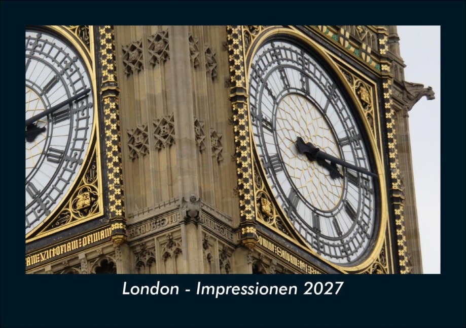London - Impressionen 2027 Fotokalender DIN A5 - Tobias Schmitt, Kevin Heber