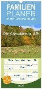 Familienplaner 2025 - Unsere schöne Heimat - Die Schwäbische Alb mit 5 Spalten (Wandkalender, 21 x 45 cm) CALVENDO - Gugigei Gugigei