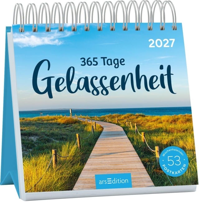 Postkartenkalender 365 Tage Gelassenheit 2027 - 