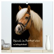 Cover-Bild zum Titel 'Pferde im Portait (hochwertiger Premium Wandkalender 2026 DIN A2 hoch), Kunstdruck in Hochglanz' von 'Melanie Bischof Bischof'