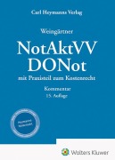 Cover-Bild zum Titel 'Weingärtner, DONot / NotAktVV - Kommentar' von ''