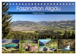 Cover-Bild zum Titel 'Faszination Allgäu (Tischkalender 2026 DIN A5 quer), CALVENDO Monatskalender' von 'Florian Krauss'