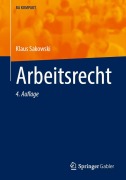 Cover-Bild zum Titel 'Arbeitsrecht' von 'Klaus Sakowski'