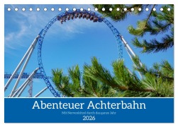 Cover-Bild zum Titel 'Abenteuer Achterbahn (Tischkalender 2026 DIN A5 quer), CALVENDO Monatskalender' von 'Daniel Pfleiderer'
