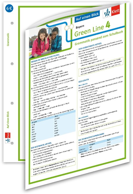 Green Line 4 Bayern Klasse 8 Auf einen Blick. Grammatik passend zum Schulbuch - 