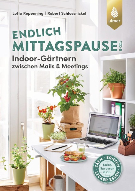 Endlich Mittagspause! Indoor-Gärtnern zwischen Mails und Meetings mit Pflücksalat, Sprossen & Co. - Lotta Repenning