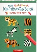 Cover-Bild zum Titel 'Mein kunterbunter Kindergartenblock' von ''