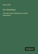 Cover-Bild zum Titel 'Die Abendburg' von 'Bruno Wille'