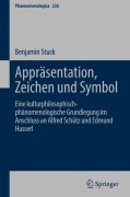 Cover-Bild zum Titel 'Appräsentation, Zeichen und Symbol' von 'Benjamin Stuck'