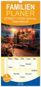Familienplaner 2026 - STREET FOOD Genuss International mit 5 Spalten (Wandkalender, 21 x 45 cm) CALVENDO - Melanie Viola