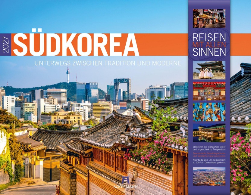 Südkorea Kalender 2027 | Unterwegs zwischen Tradition und Moderne - Ackermann Kunstverlag GmbH