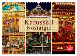Cover-Bild zum Titel 'Karussell - Nostalgie (Wandkalender 2026 DIN A3 quer), CALVENDO Monatskalender' von 'Peter Roder'