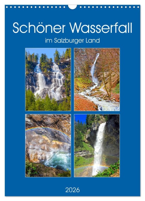 Schöner Wasserfall (Wandkalender 2026 DIN A3 hoch), CALVENDO Monatskalender - Christa Kramer
