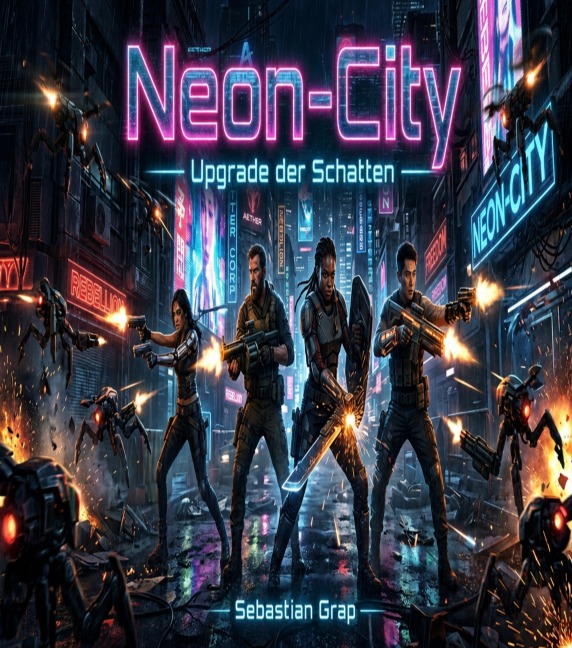 Neon-City: Upgrade der Schatten - Sebastian Grap