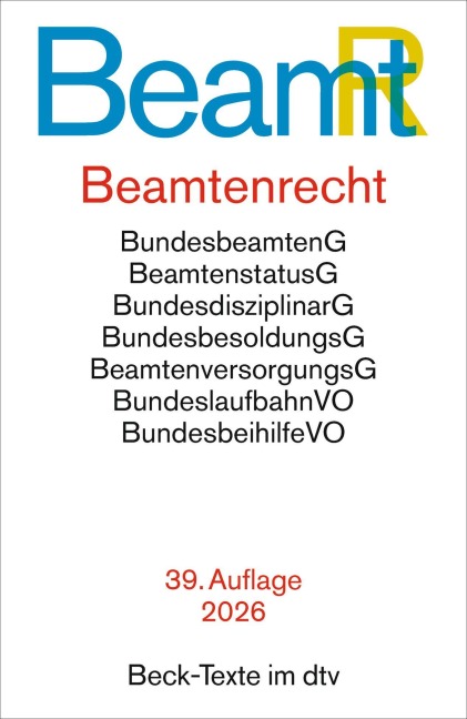 Beamtenrecht. BeamtR - 
