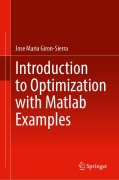 Cover-Bild zum Titel 'Introduction to Optimization with Matlab Examples' von 'Jose Maria Giron-Sierra'