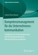 Cover-Bild zum Titel 'Kompetenzmanagement für die Unternehmenskommunikation' von 'Juliane Kiesenbauer'