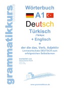 Cover-Bild zum Titel 'Wörterburch Deutsch - Türkisch Englisch A1' von 'Marlene Schachner'