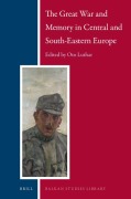 Cover-Bild zum Titel 'The Great War and Memory in Central and South-Eastern Europe' von 'Oto Luthar'