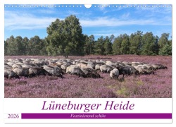 Cover-Bild zum Titel 'Lüneburger Heide - Faszinierend schön (Wandkalender 2026 DIN A3 quer), CALVENDO Monatskalender' von 'Heike Nack'