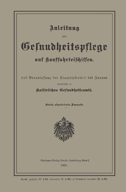 Anleitung zur Gesundheitspflege auf Kauffahrteischiffen - 