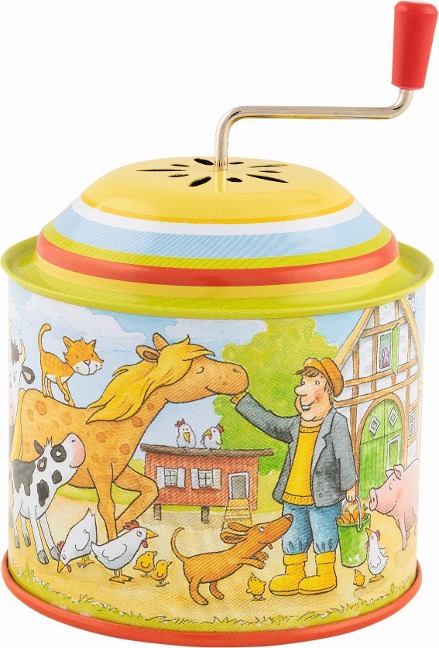 Musikspieldose, Bauernhof, Melodie: Old Mc Donald had a farm - 