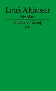 Cover-Bild zum Titel 'Für Marx' von 'Louis Althusser'