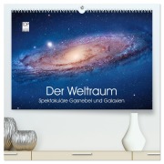Cover-Bild zum Titel 'Der Weltraum. Spektakuläre Gasnebel und Galaxien (hochwertiger Premium Wandkalender 2026 DIN A2 quer), Kunstdruck in Hochglanz' von 'Elisabeth Stanzer'
