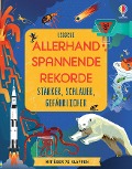 Cover-Bild zum Titel 'Allerhand spannende Rekorde: Stärker, schlauer, gefährlicher' von 'Darran Stobbart, Lan Cook'