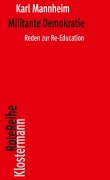 Cover-Bild zum Titel 'Militante Demokratie' von 'Karl Mannheim'