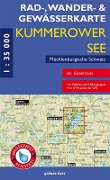 Rad-, Wander- und Gewässerkarte Kummerower See - Mecklenburgische Schweiz 1:35.000 - 