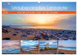 Cover-Bild zum Titel 'Urlaubsparadies Lanzarote (Wandkalender 2026 DIN A2 quer), CALVENDO Monatskalender' von 'Christa Kramer'