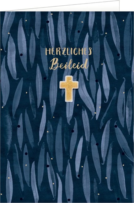 Trauerkarte - Herzliches Beileid - 