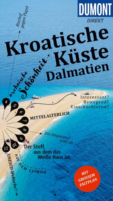 DUMONT direkt Reiseführer Kroatische Küste Dalmatien - Daniela Schetar