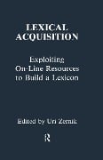 Lexical Acquisition - 