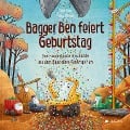 Cover-Bild zum Titel 'Bagger Ben feiert Geburtstag- Eine kunterbunte Geschichte aus dem Baustellen-Kindergarten' von 'Dörte Horn'