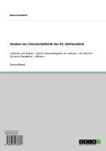 Cover-Bild zum Titel 'Studien zur Literaturästhetik des 20. Jahrhunderts' von 'René Ferchland'