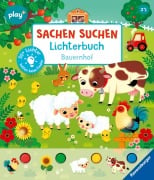 Cover-Bild zum Titel 'Play+ Sachen suchen Lichterbuch Bauernhof - ab 2 Jahre' von 'Sandra Grimm'