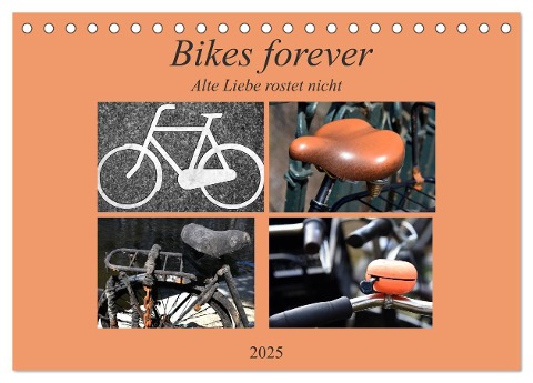 Bikes forever (Tischkalender 2025 DIN A5 quer), CALVENDO Monatskalender - Pia Thauwald