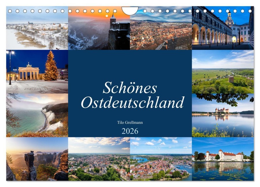 Schönes Ostdeutschland (Wandkalender 2026 DIN A4 quer), CALVENDO Monatskalender - Tilo Grellmann Photography