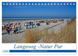 Langeoog - Natur Pur (Tischkalender 2026 DIN A5 quer), CALVENDO Monatskalender - Claudia Kleemann