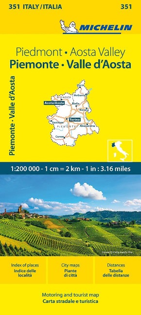 Michelin Piemonte, Valle d' Aosta - 351 - 