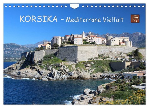 Korsika - Mediterrane Vielfalt (Wandkalender 2024 DIN A4 quer), CALVENDO Monatskalender - Bernd Becker